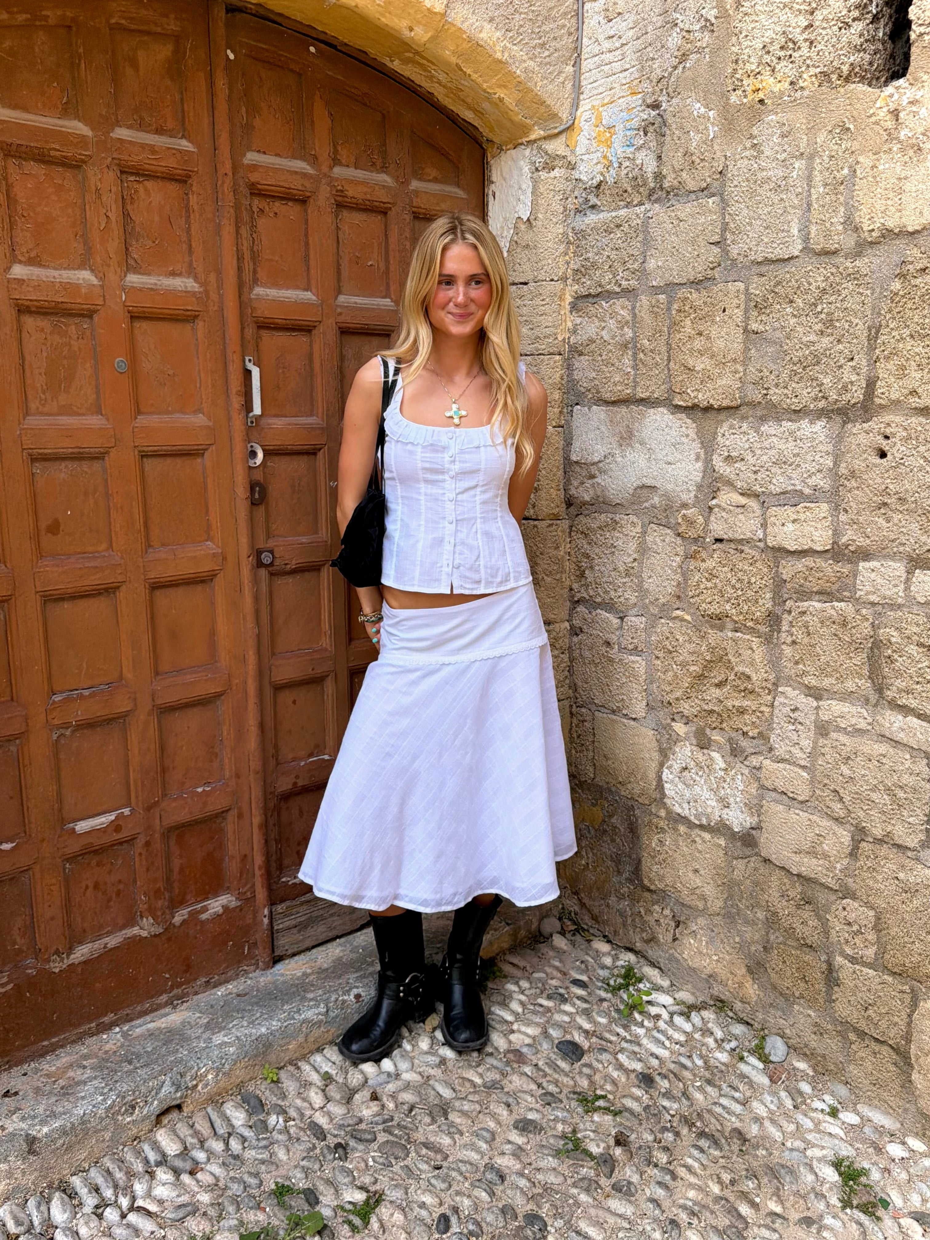 Clara Skirt - White