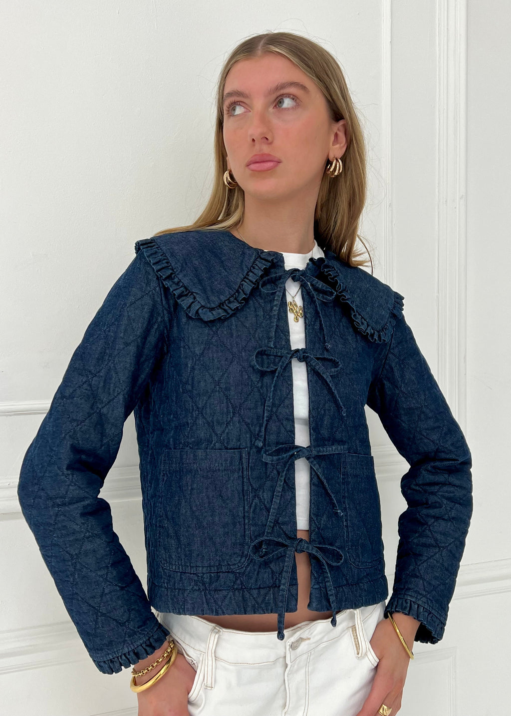 Denim Quilted Jacket