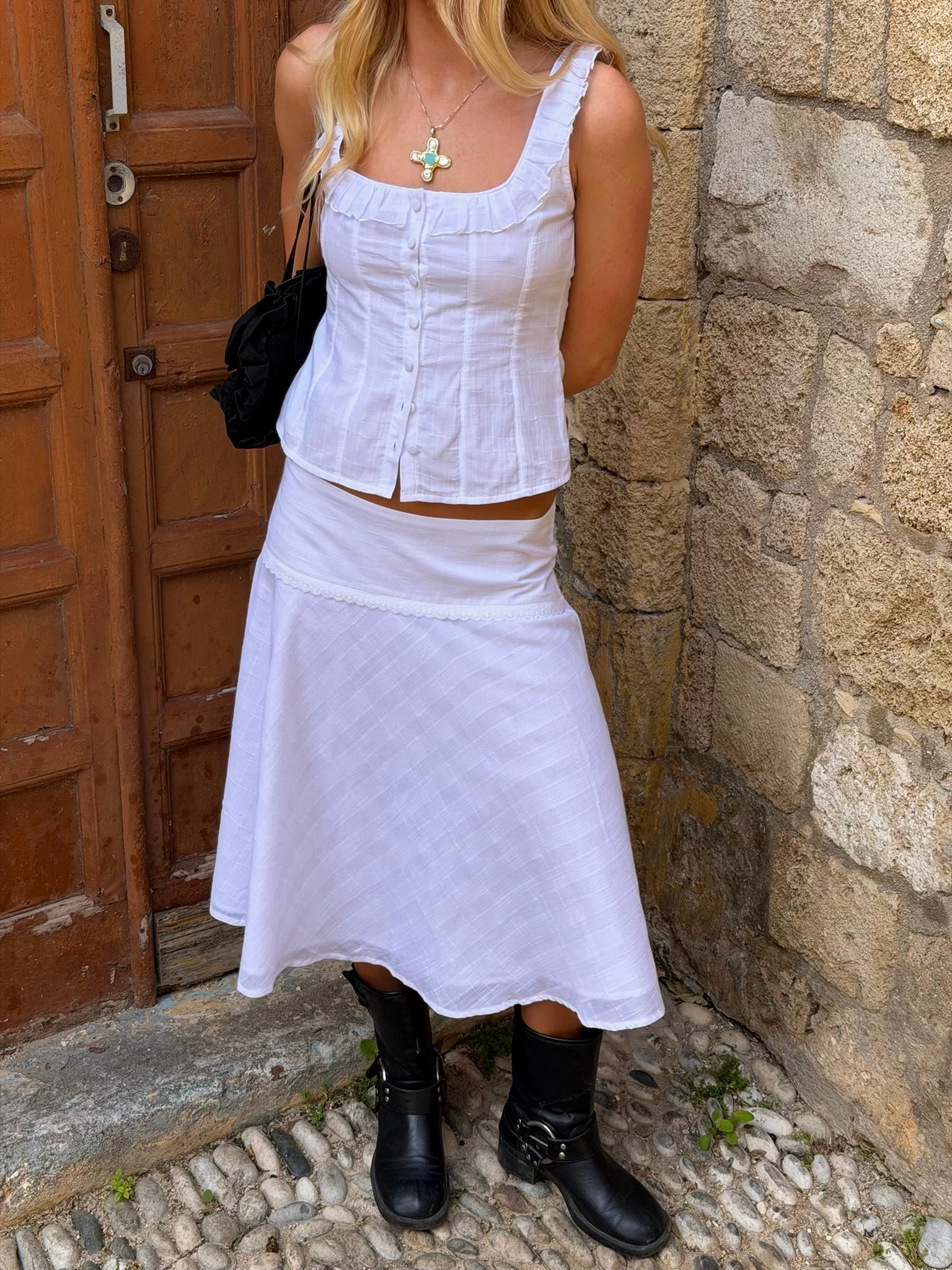 Clara Skirt - White