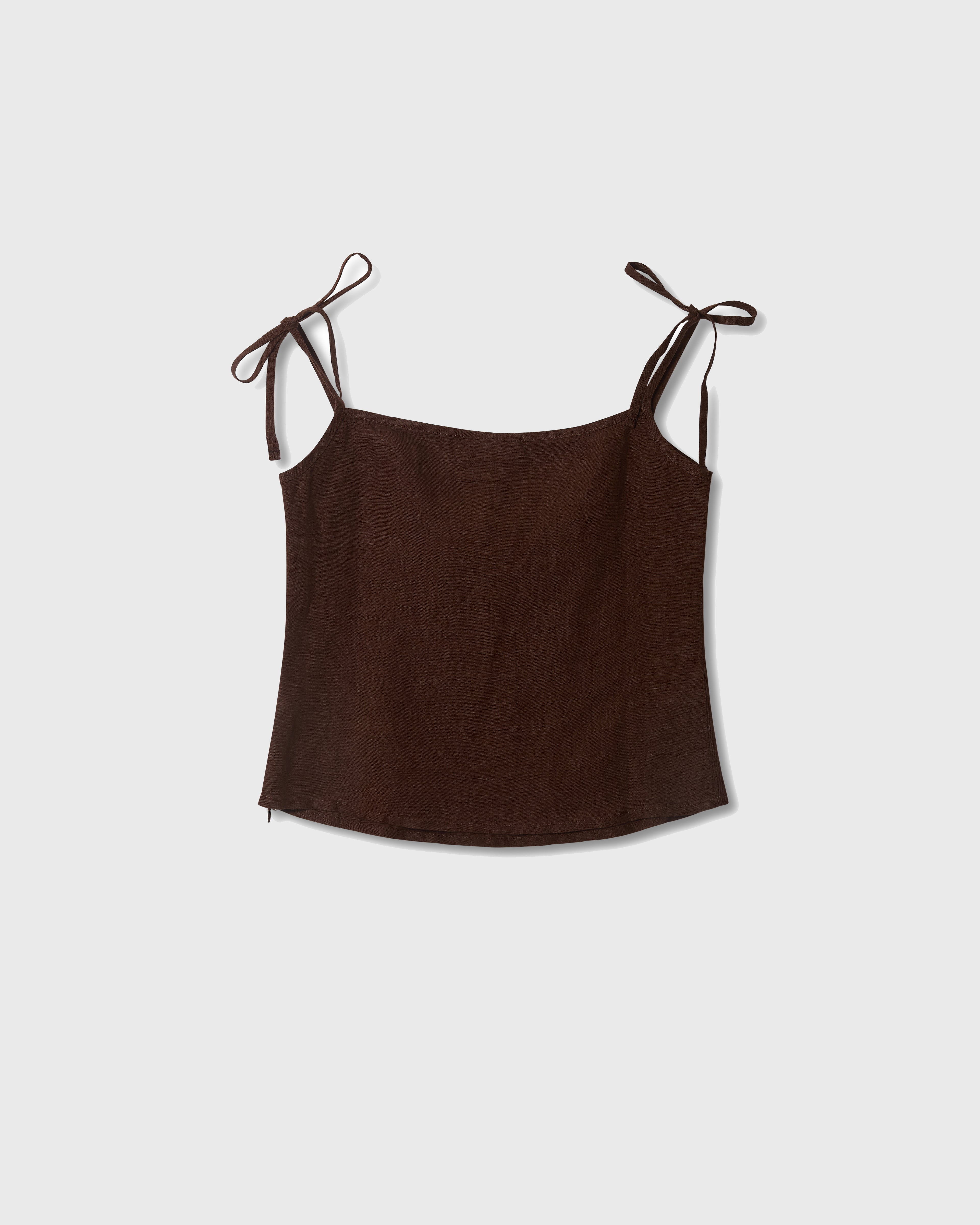 Arla Top - Brown