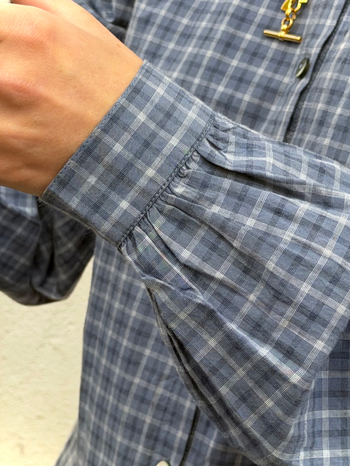 Piper Shirt - Navy Check