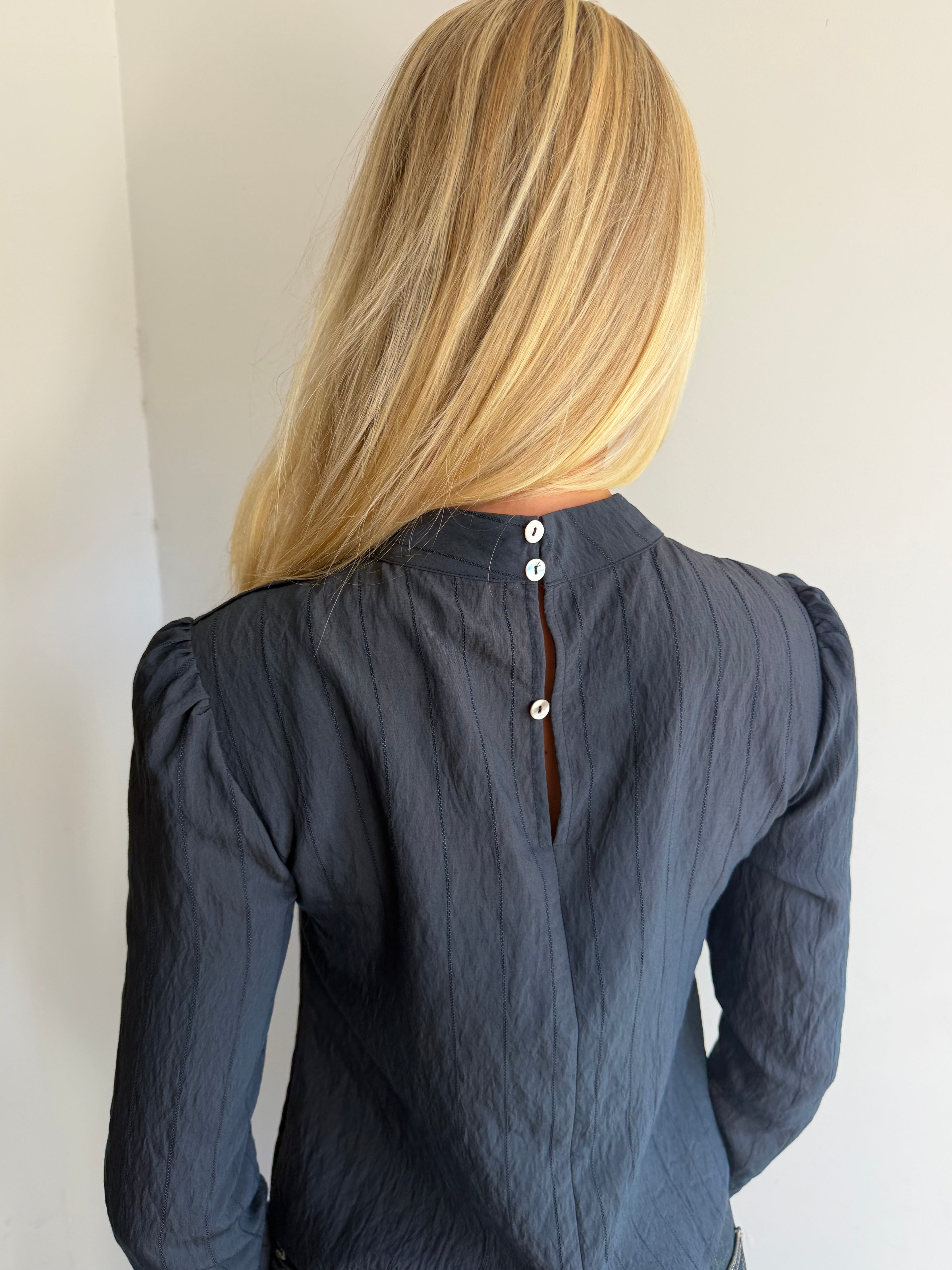 Bria Blouse - Navy
