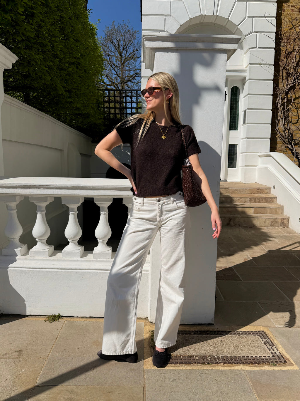 The Short Sleeve Knit - Chocolate