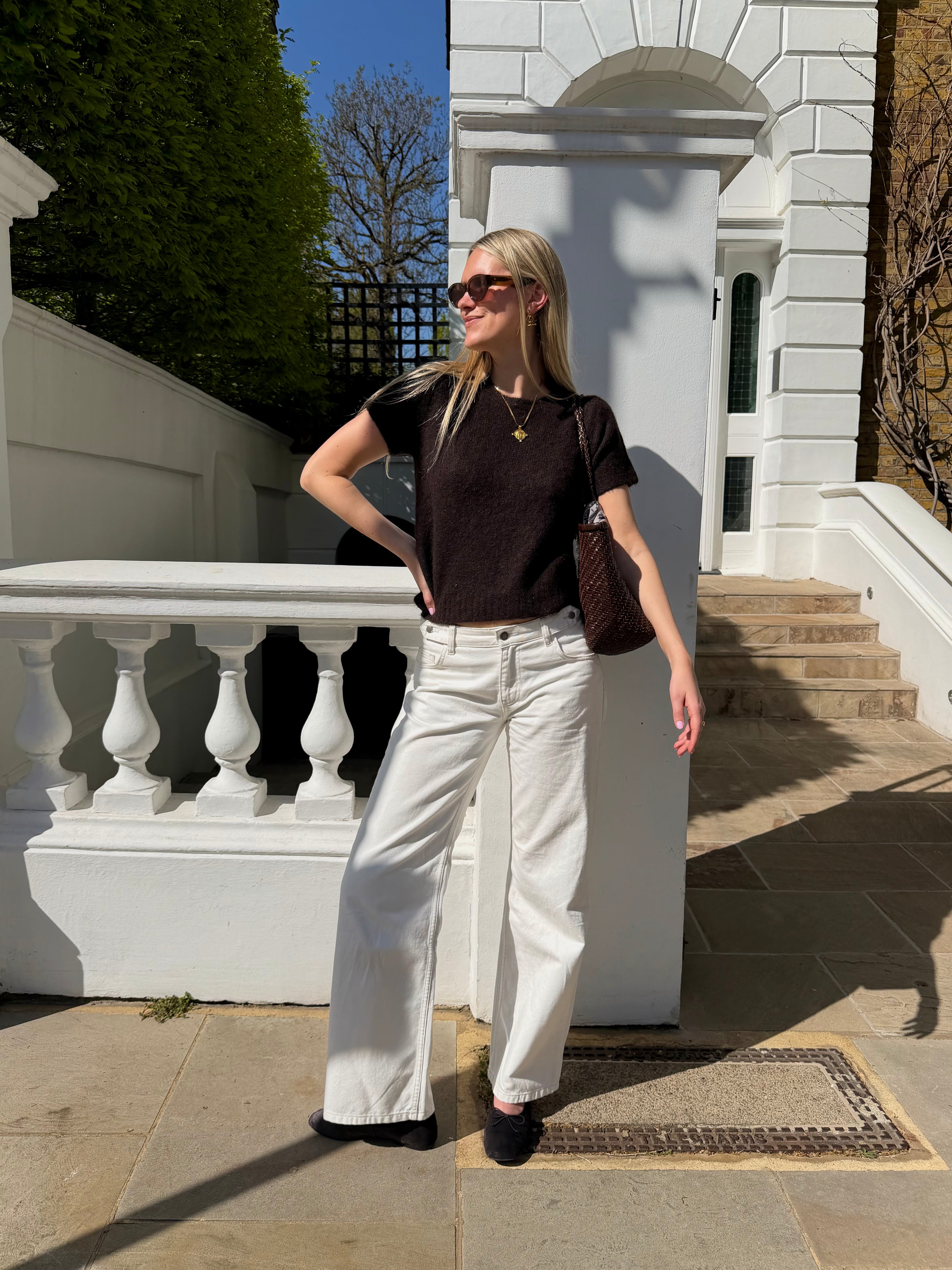 The Short Sleeve Knit - Chocolate