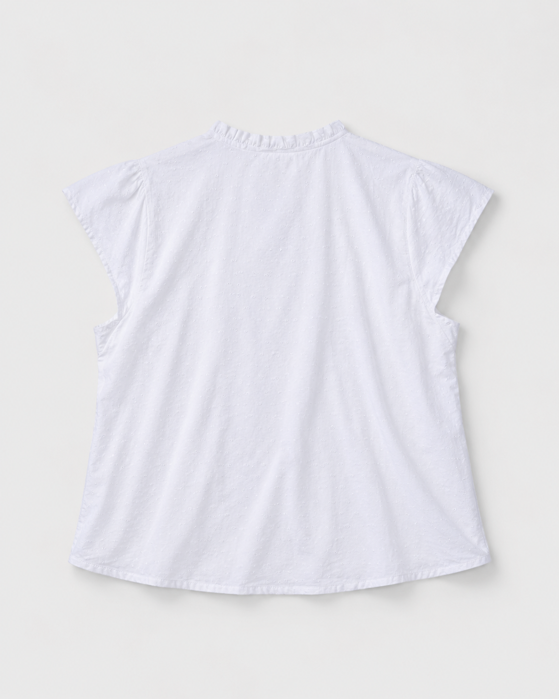 Callie Short Sleeve Blouse - White