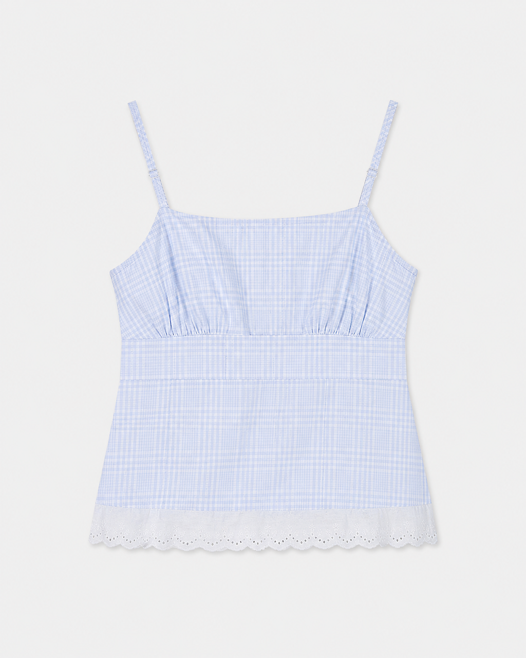 Sylvie Top - Blue Check
