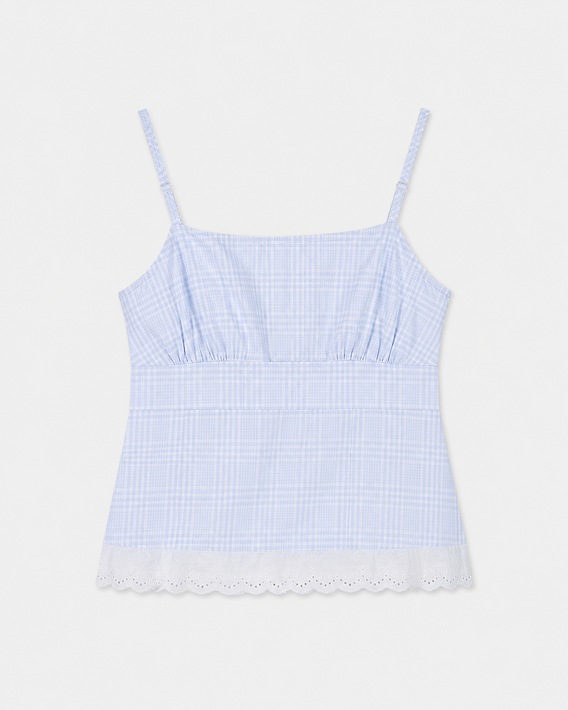 Sylvie Top - Blue Check