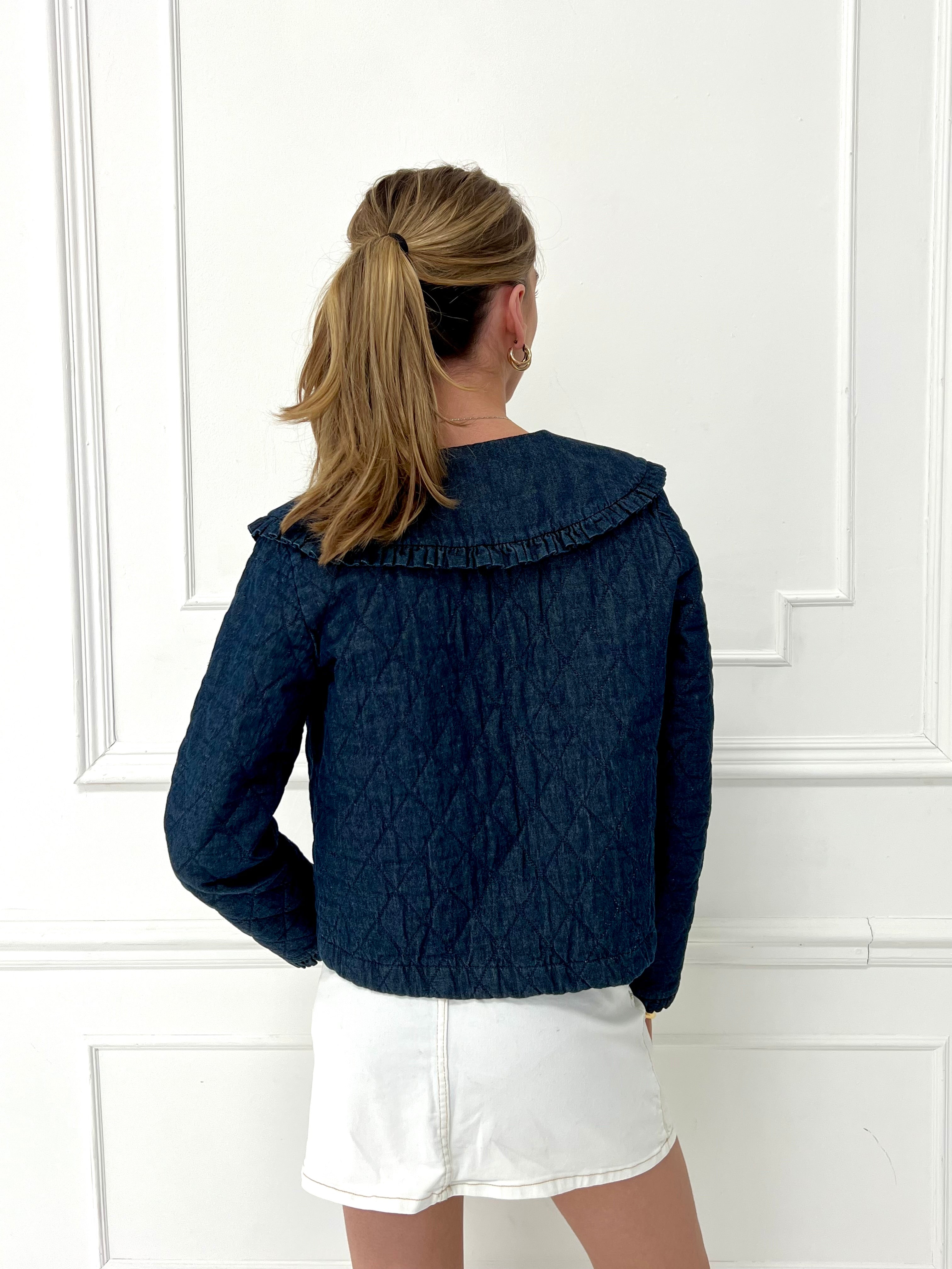 Denim Quilted Jacket