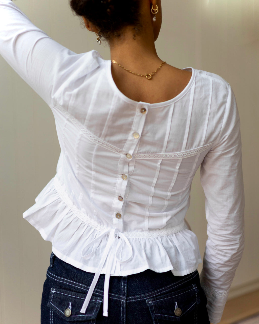 Mina Blouse - White