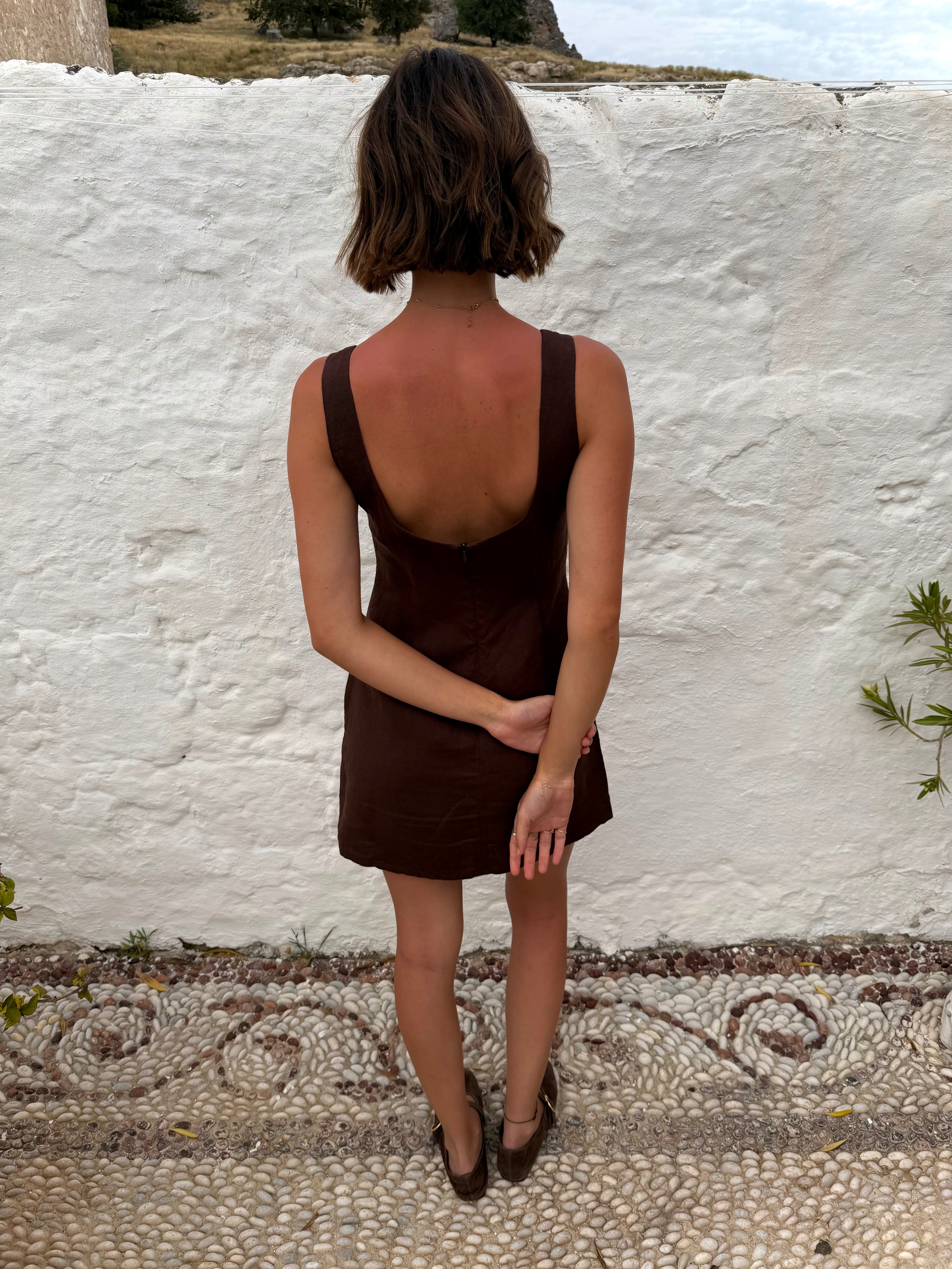 Maddie Dress - Brown