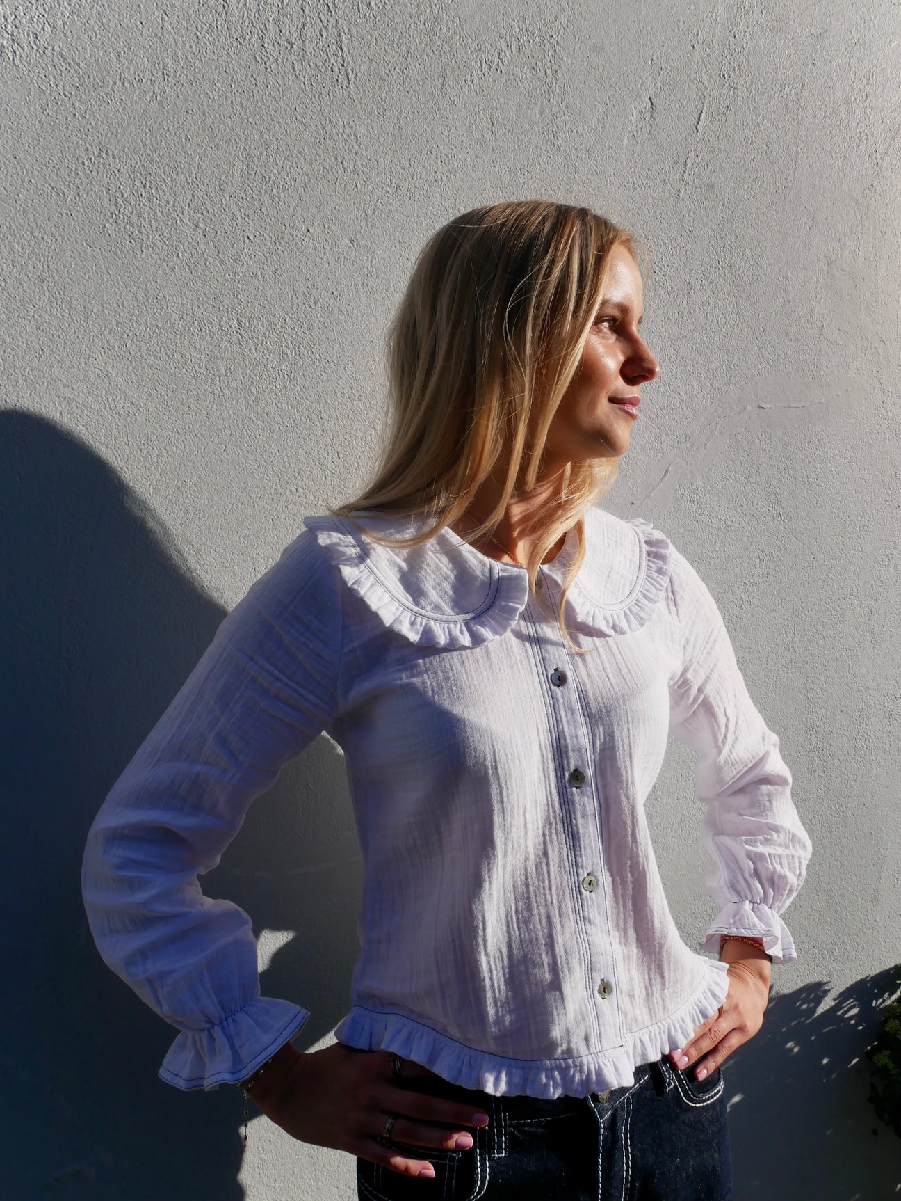 BIBI BLOUSE ★ NAVY