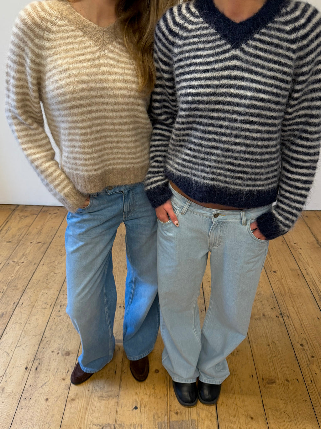 Orla Jumper - Navy Stripe