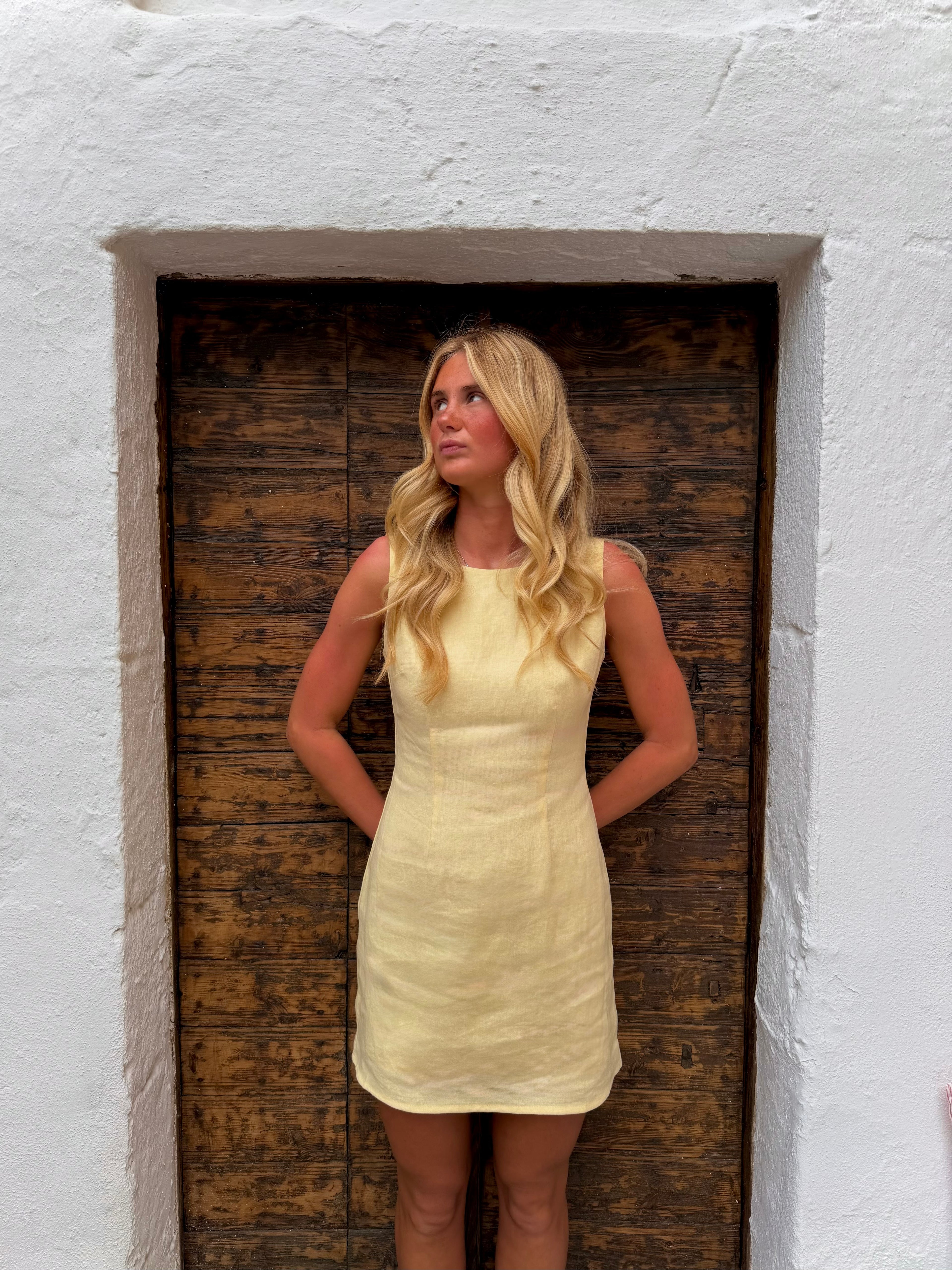 Maddie Dress - Yellow