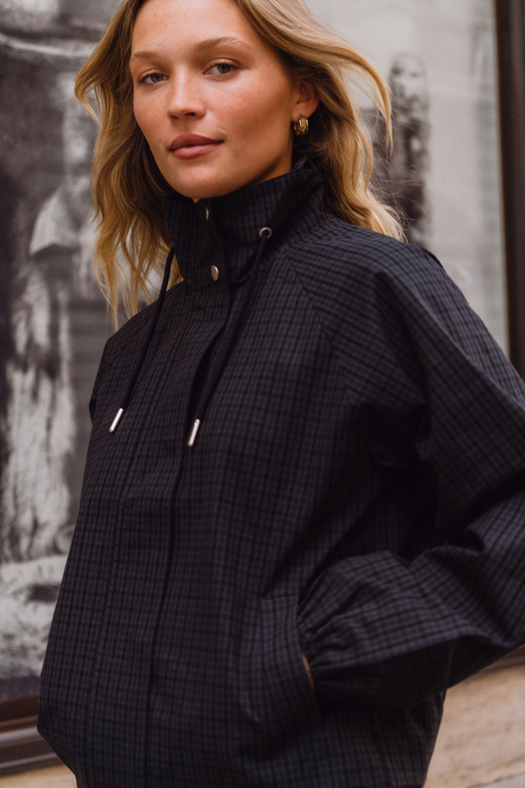 Juno Jacket - Dark Check