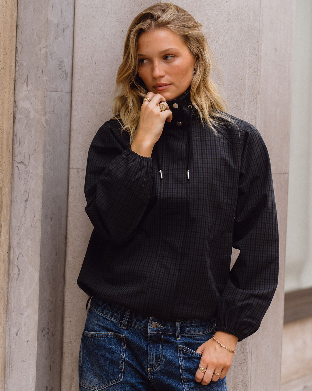 Juno Jacket - Dark Check