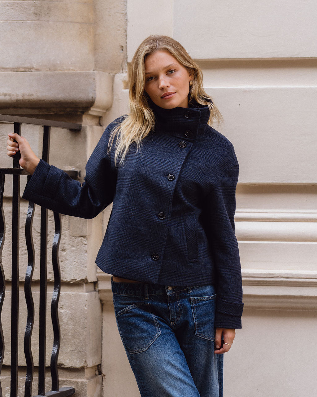 Maude Coat - Navy