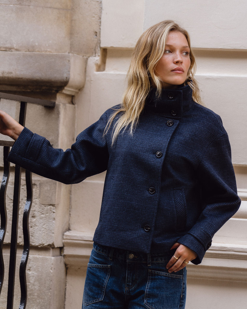 Maude Coat - Navy