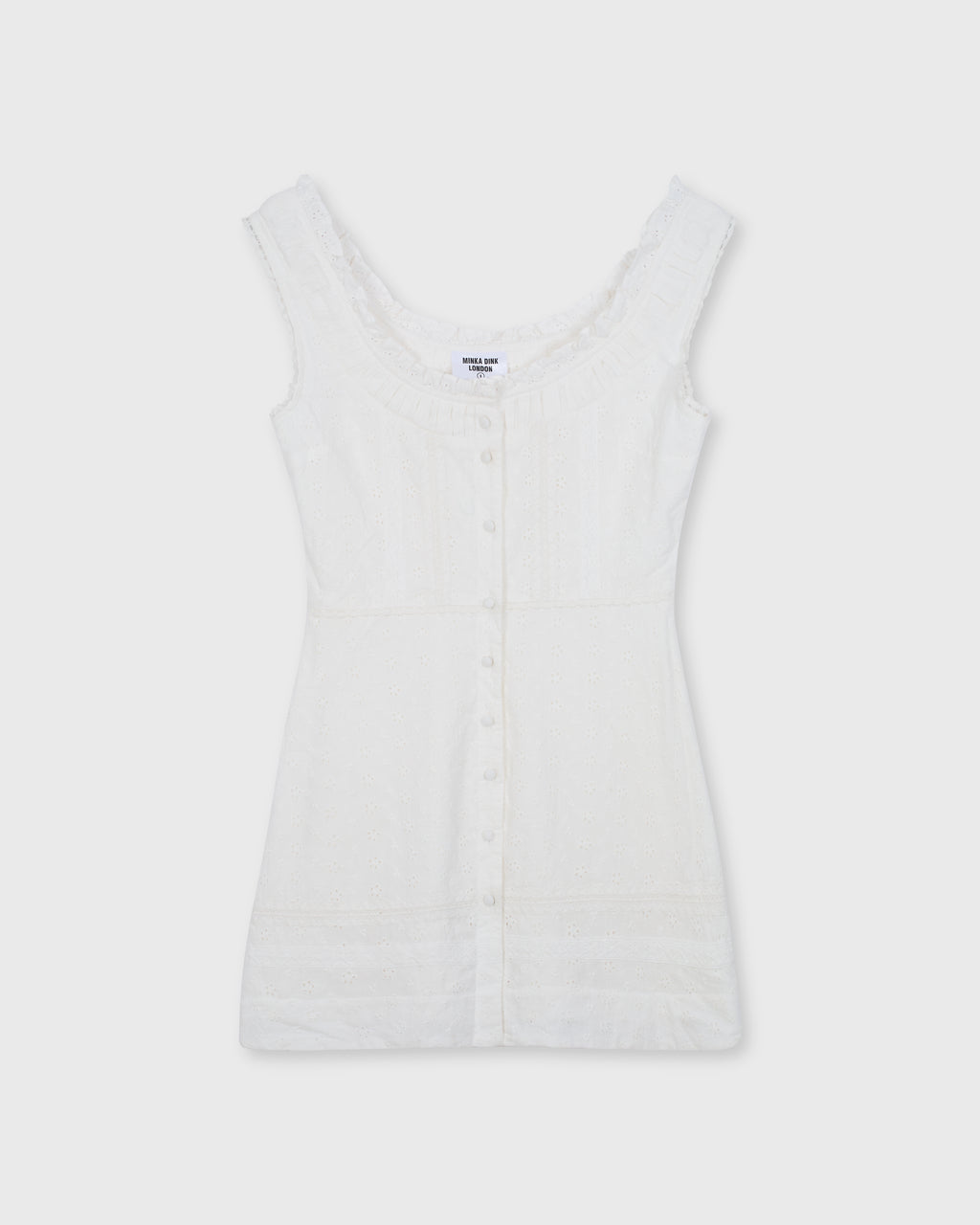 Delia Dress - White