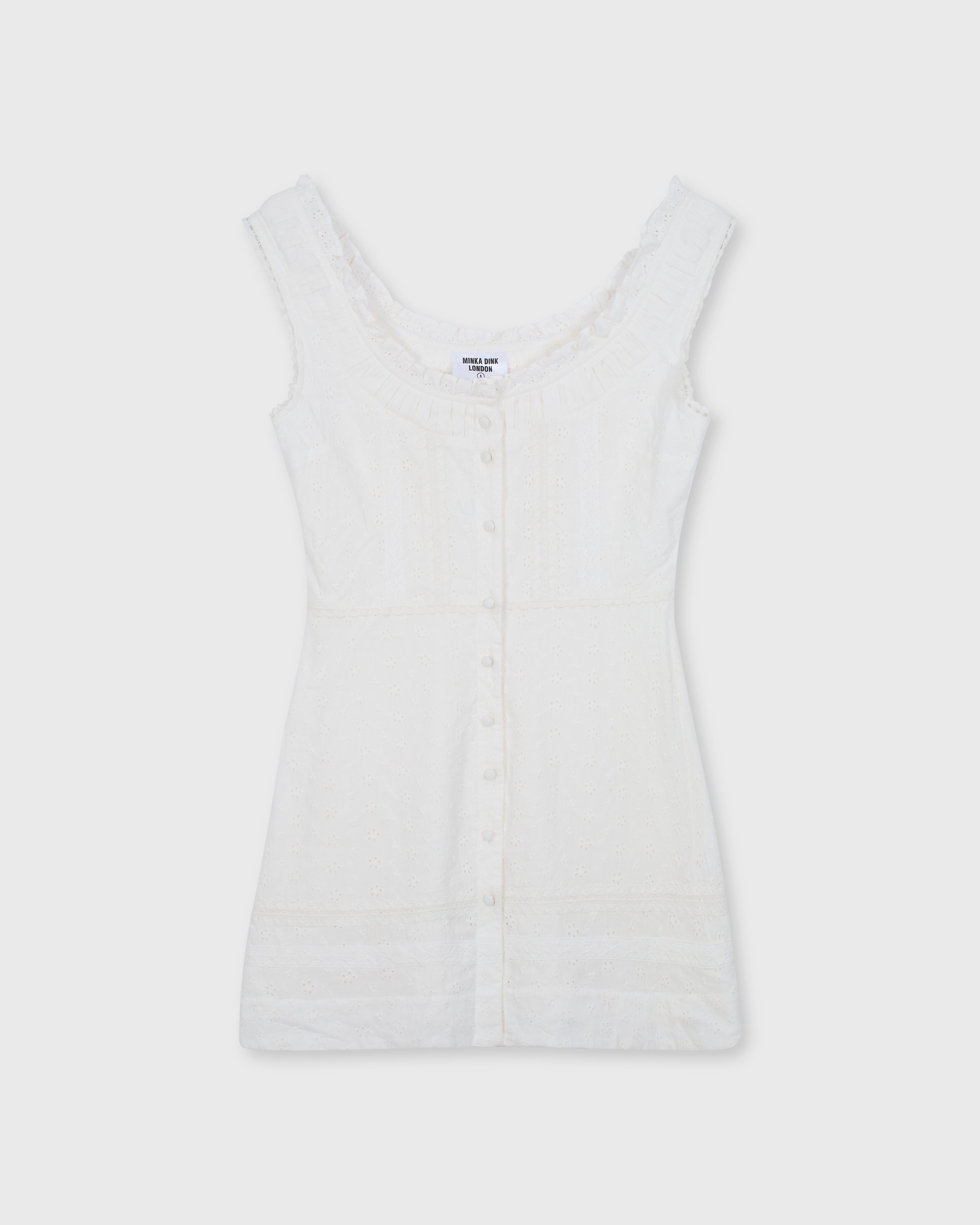 Delia Dress - White