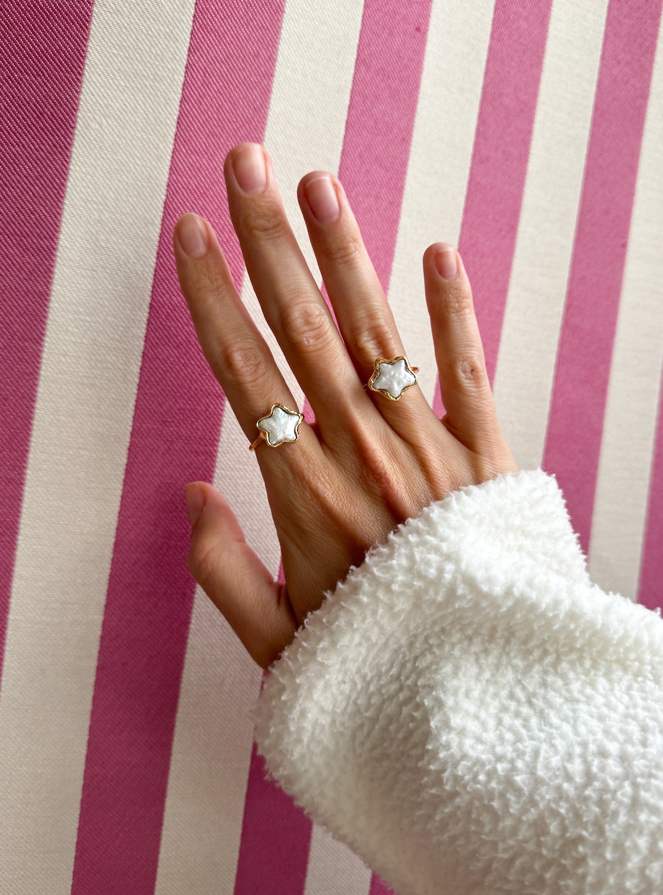 Tea & Tequila X Minka Dink London: Pearl Star Ring