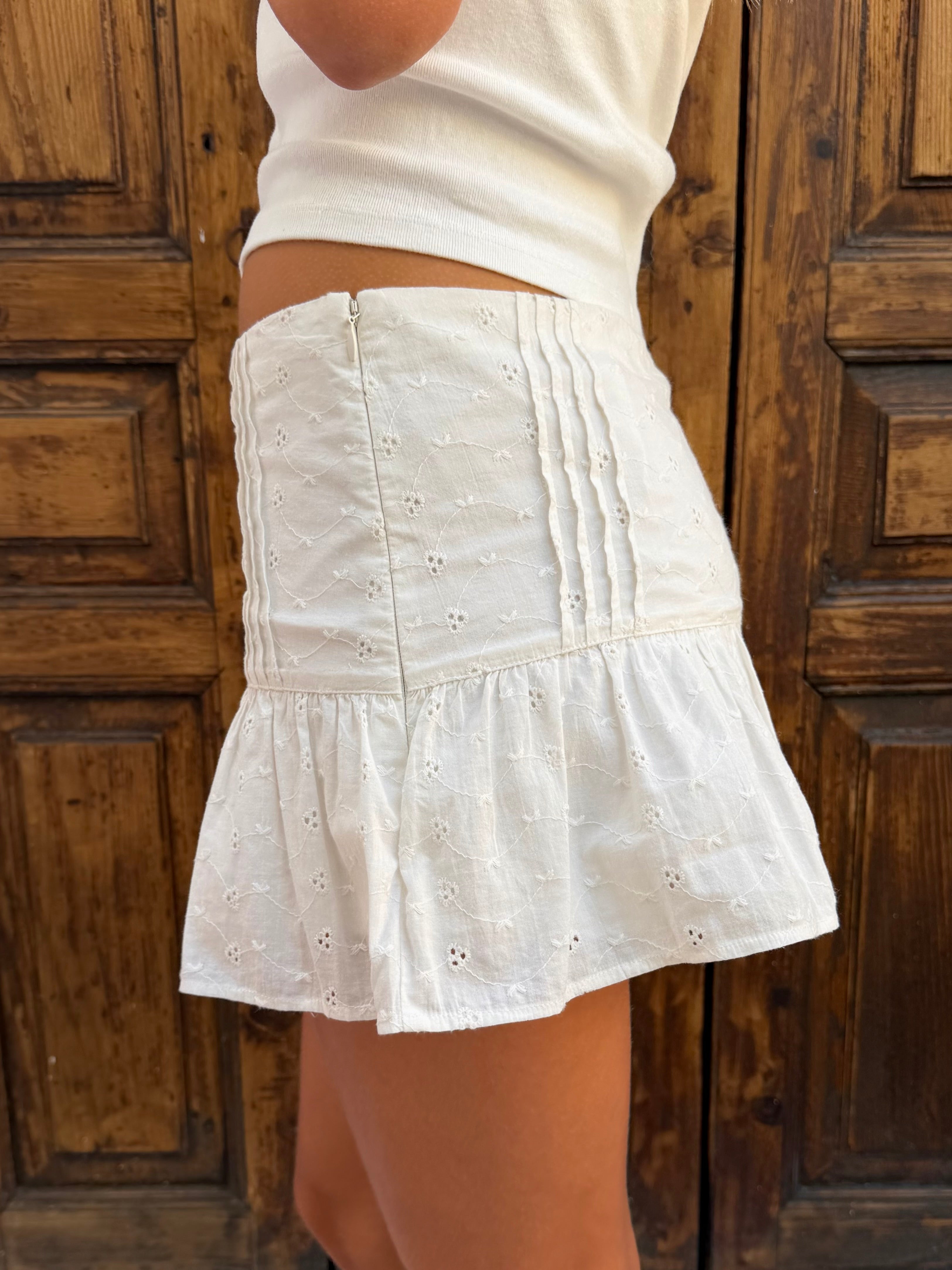 Ivy Skort - White