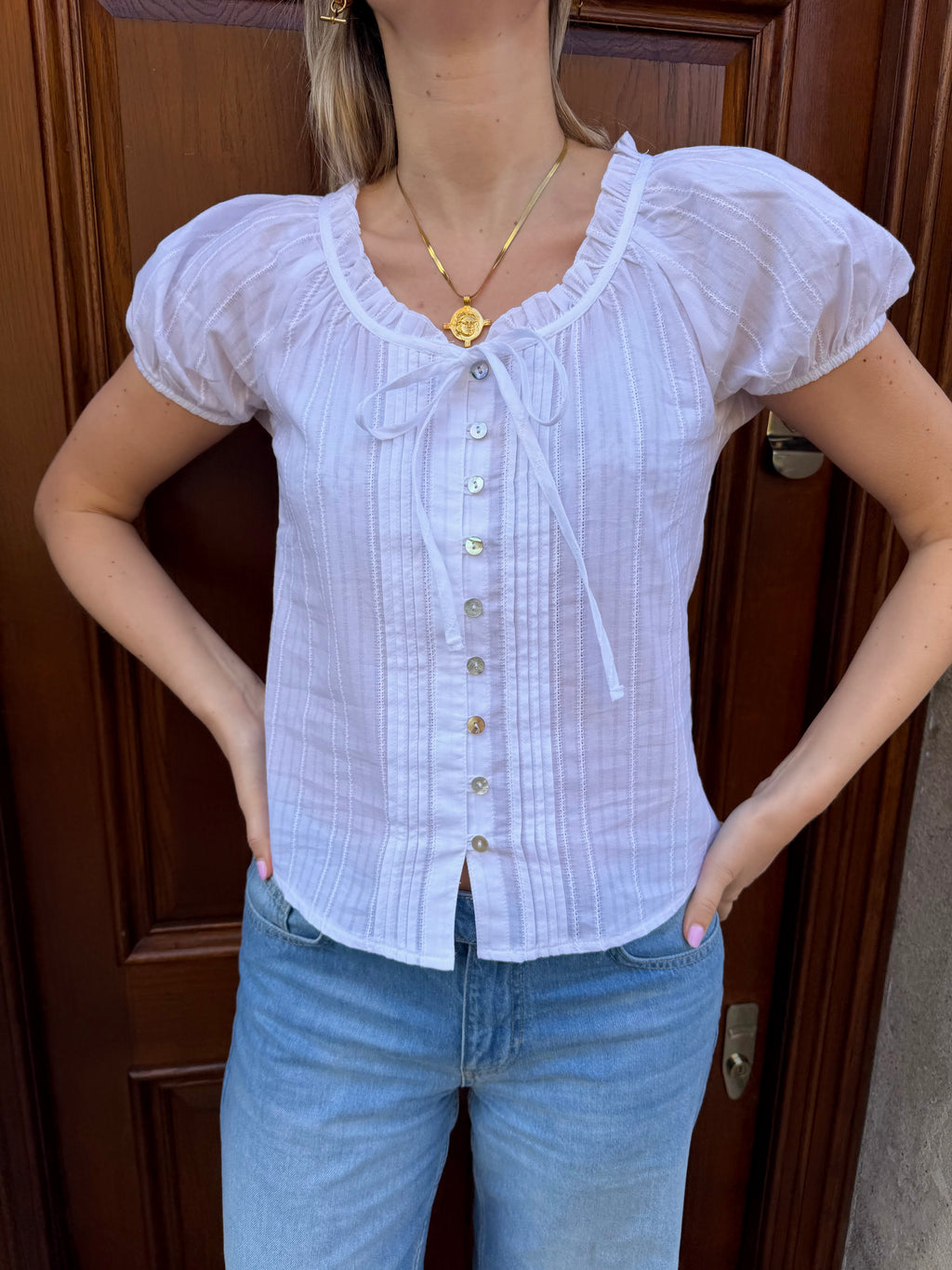 Elodie Blouse - White