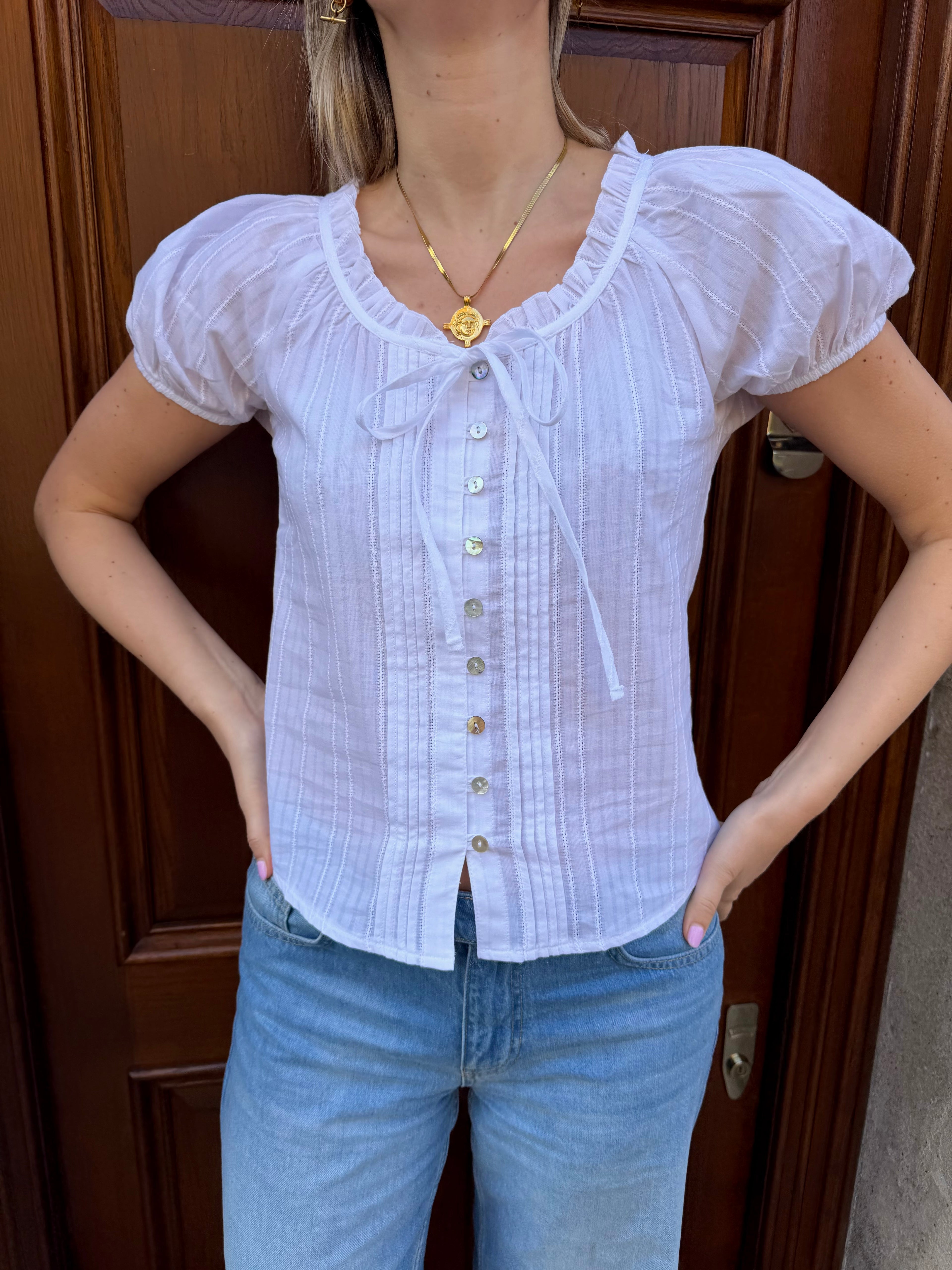Elodie Blouse - White