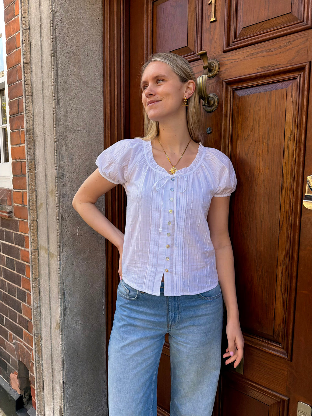 Elodie Blouse - White