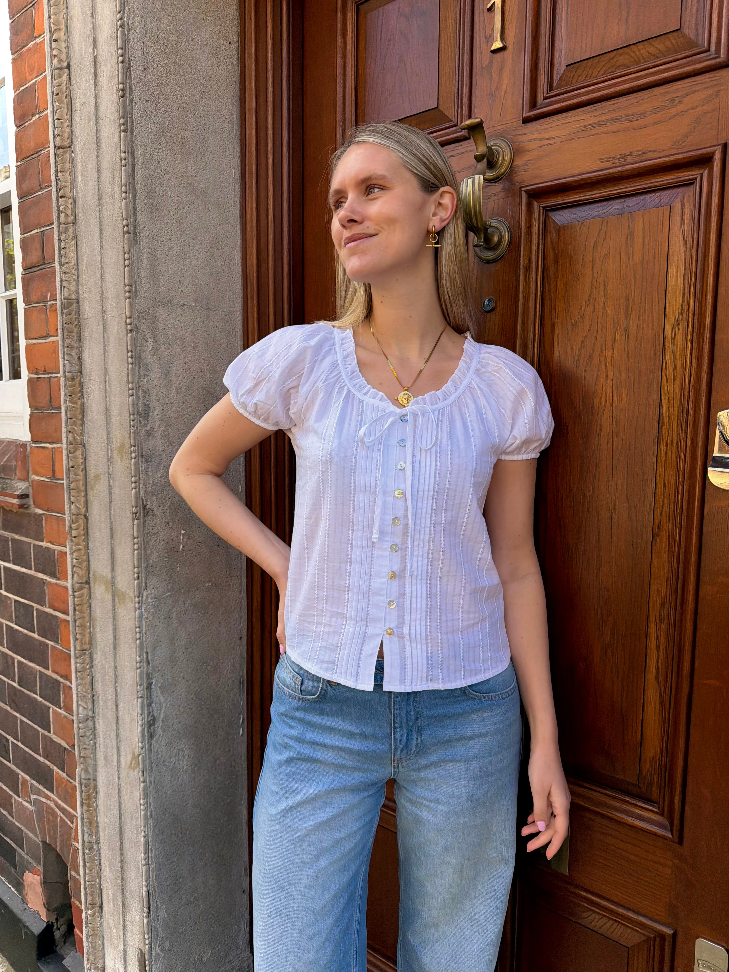 Elodie Blouse - White