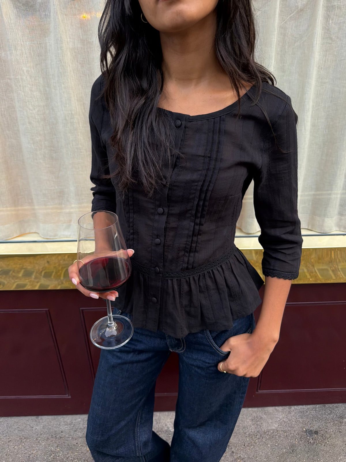 Alba Blouse - Black