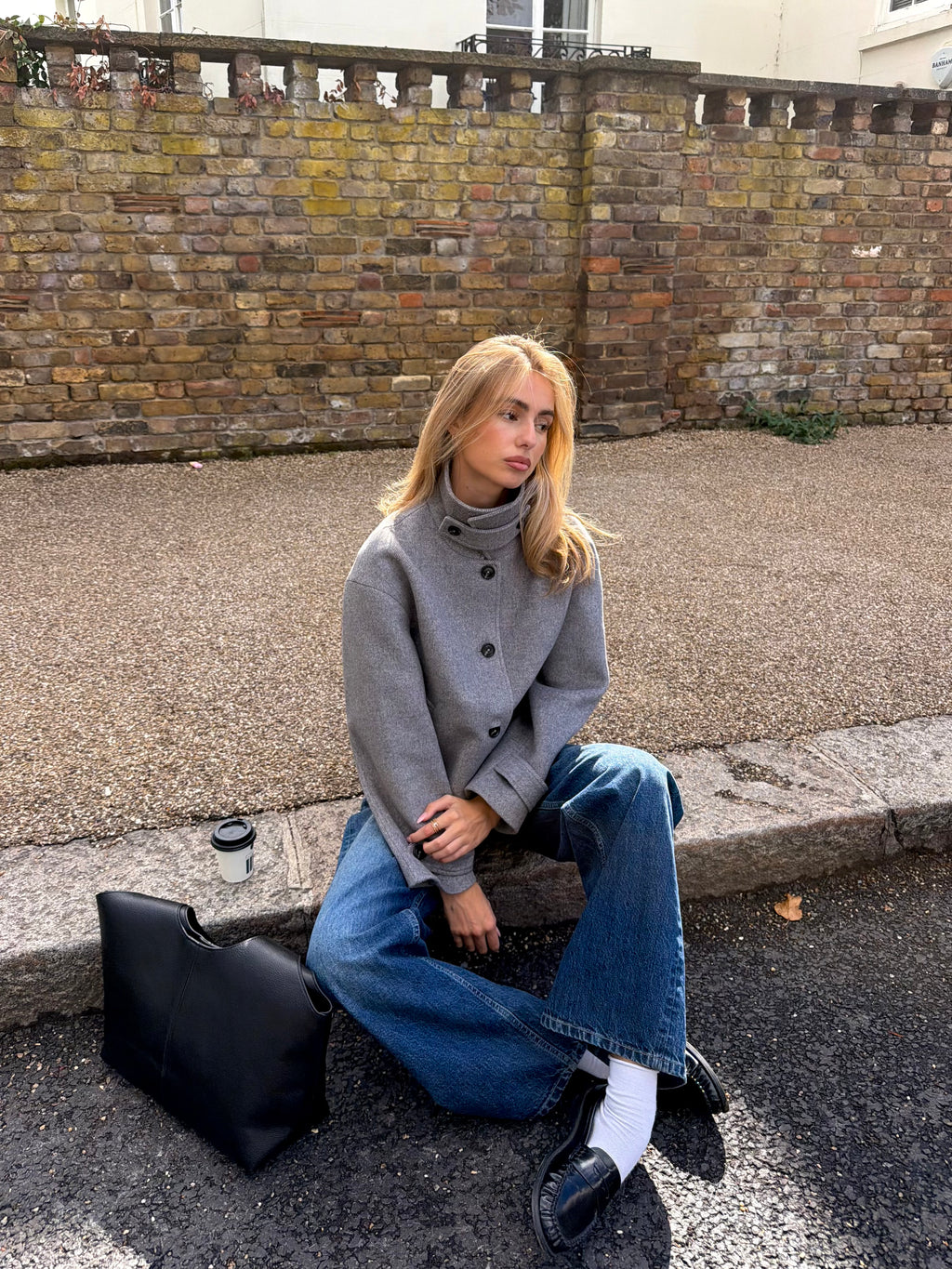 Flora Coat - Grey