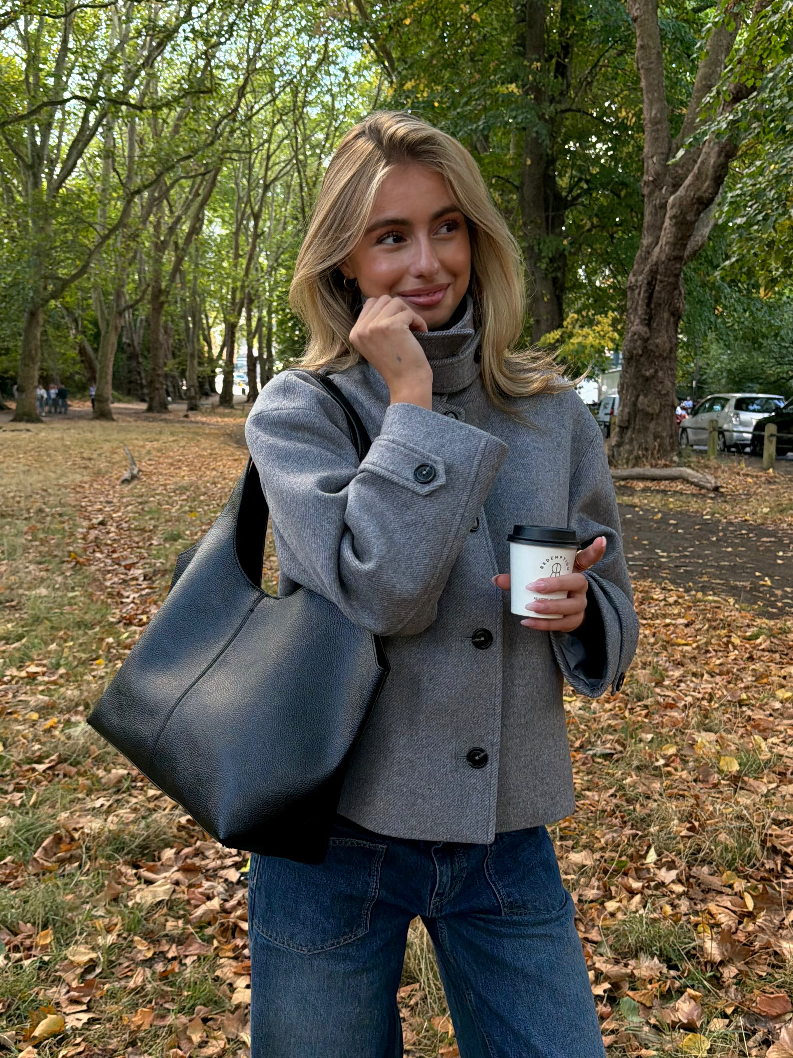 Flora Coat - Grey