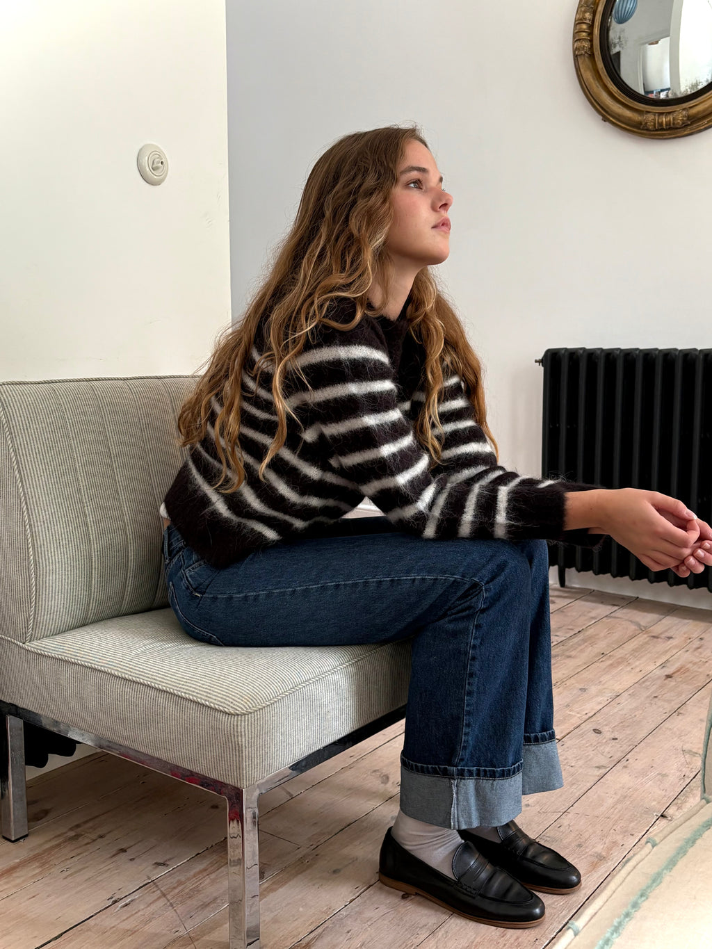 Cara Jumper - Black & White