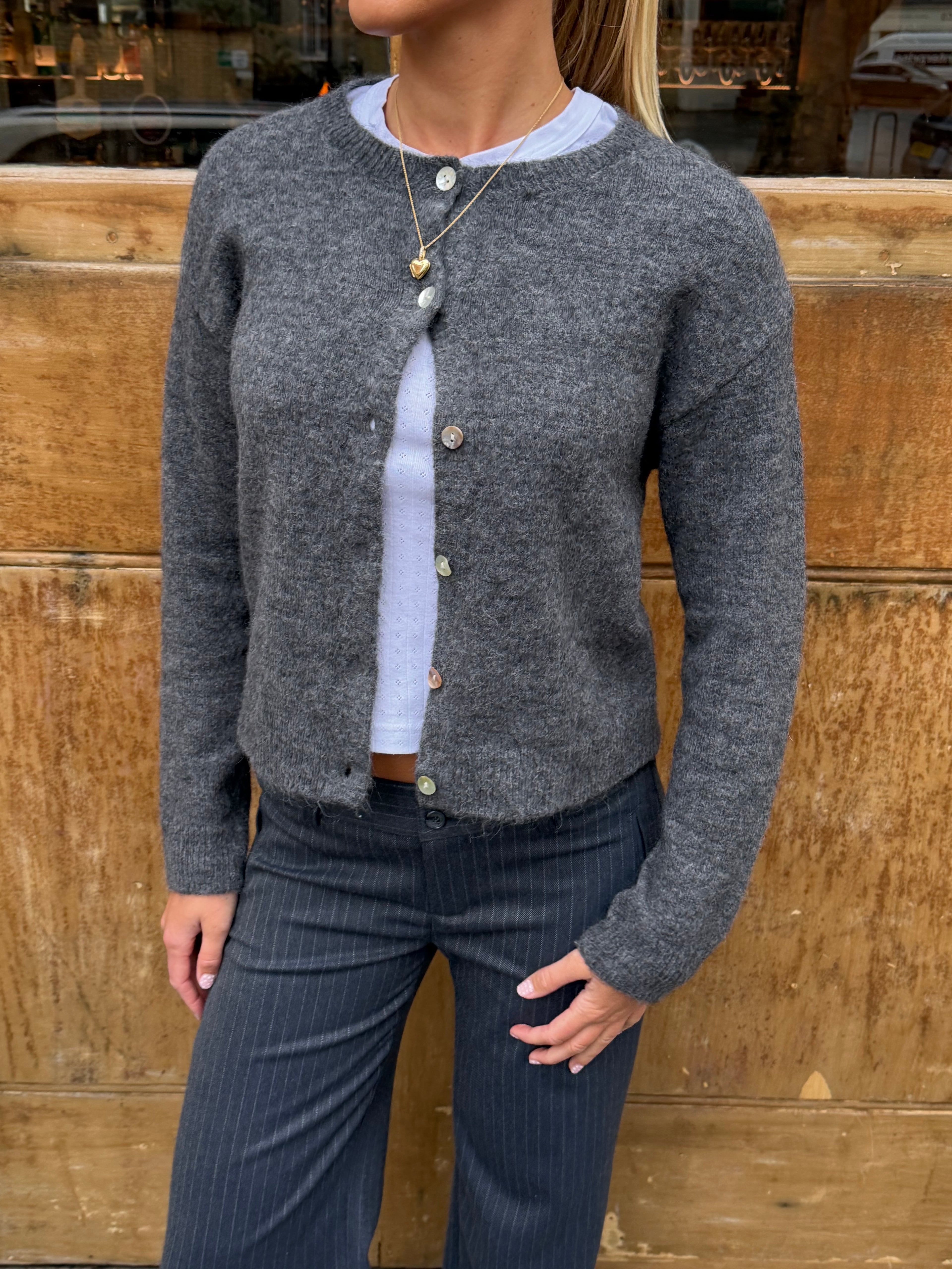 Elsa Cardigan - Dark Grey
