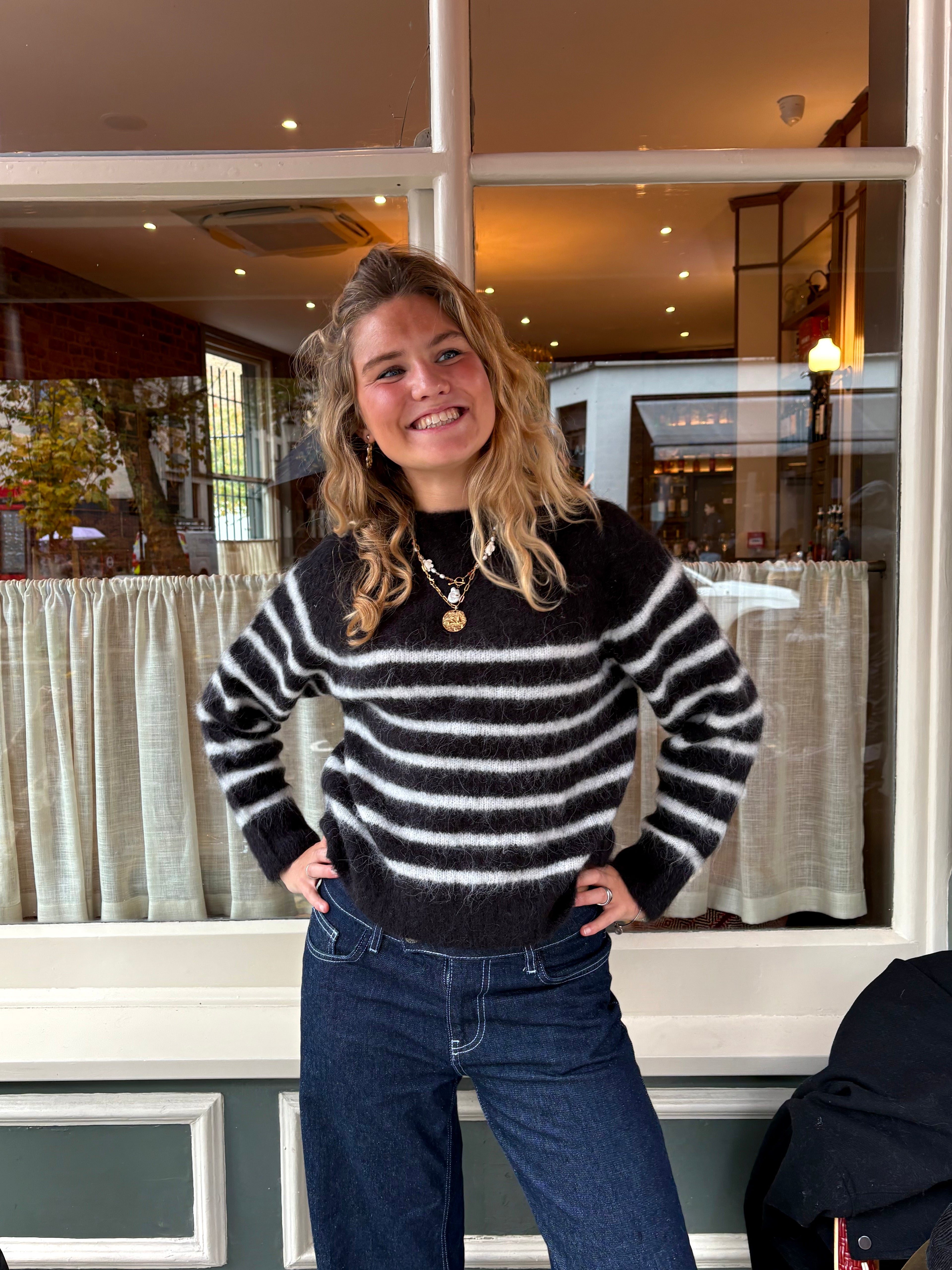 Cara Jumper - Black & White