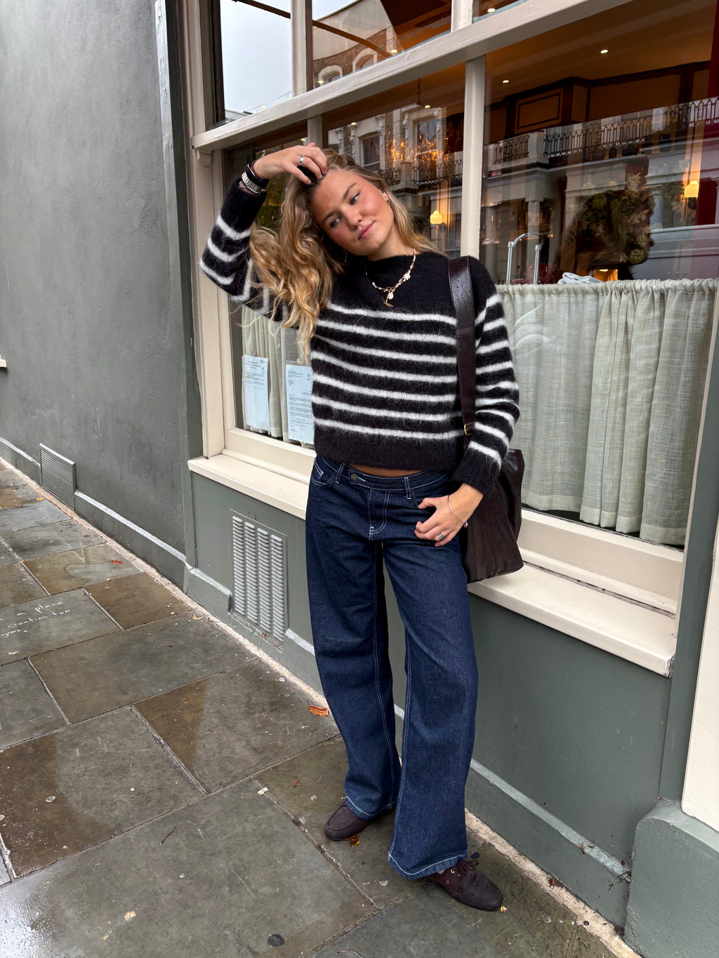 Cara Jumper - Black & White