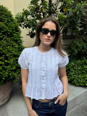 The Emma Blouse - White