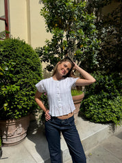 The Emma Blouse - White