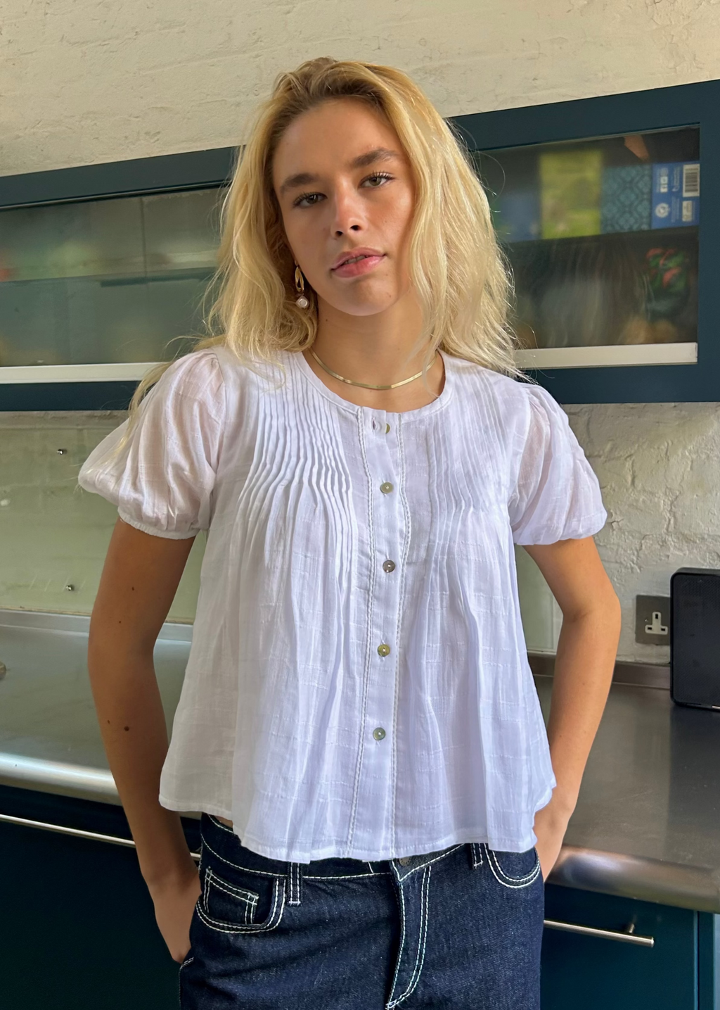 Poppy Blouse - White