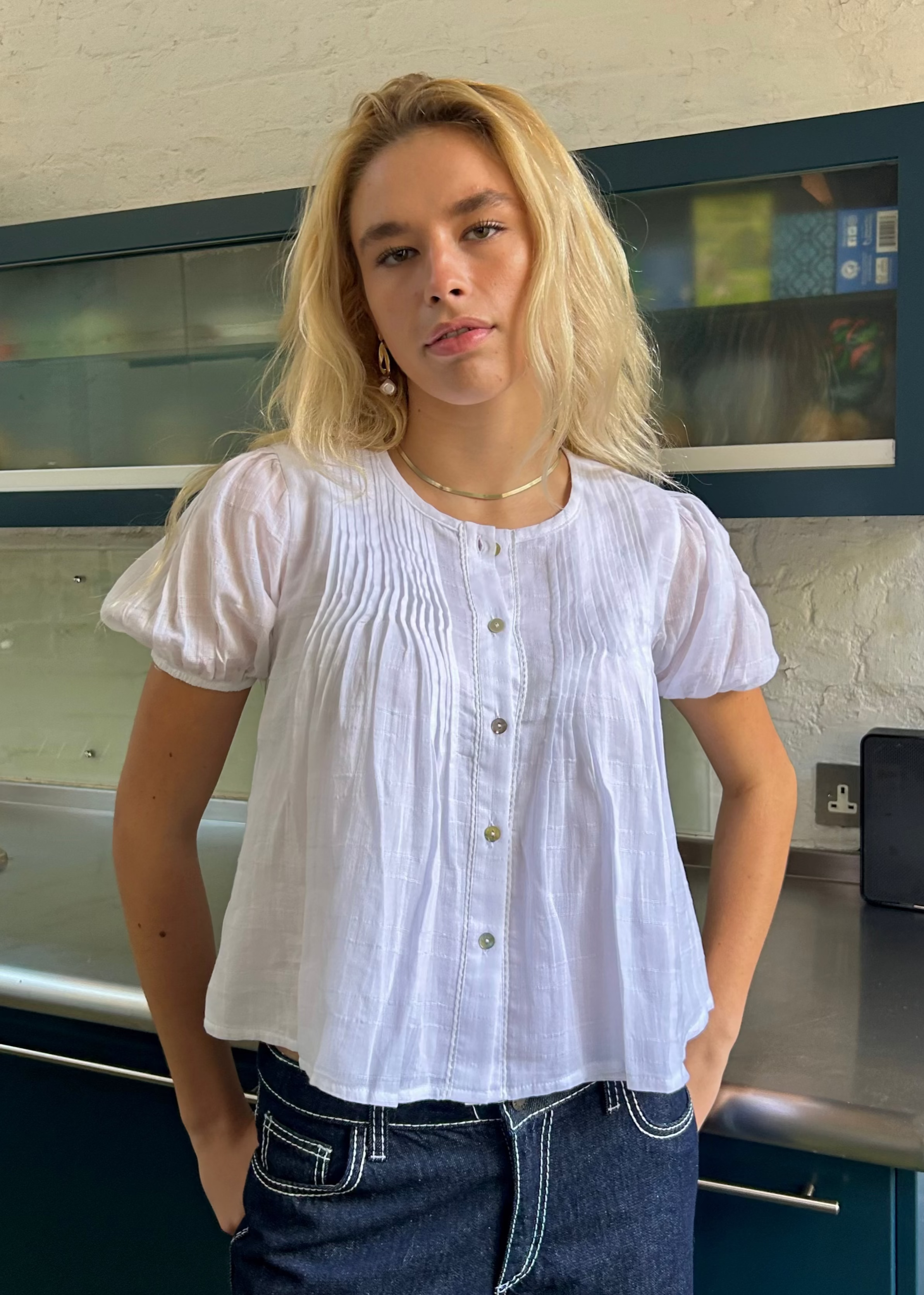 Poppy Blouse - White