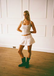 White Mini Skirt