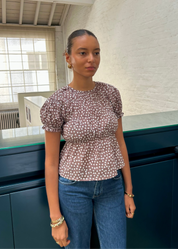 Etta Blouse - Cocoa