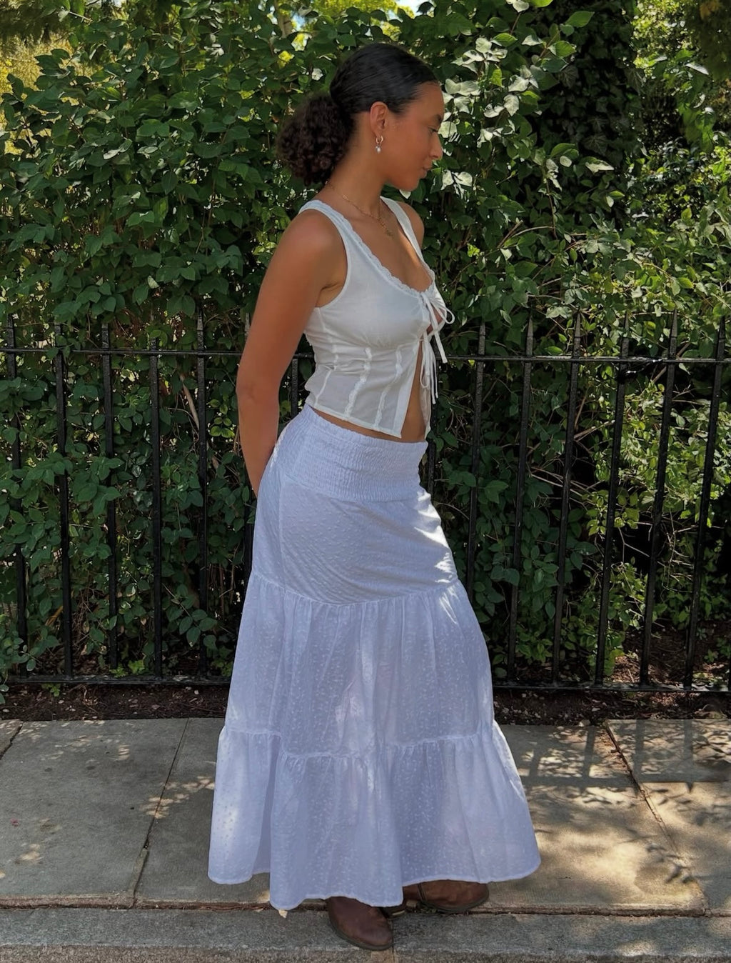 Maxi Skirt - White