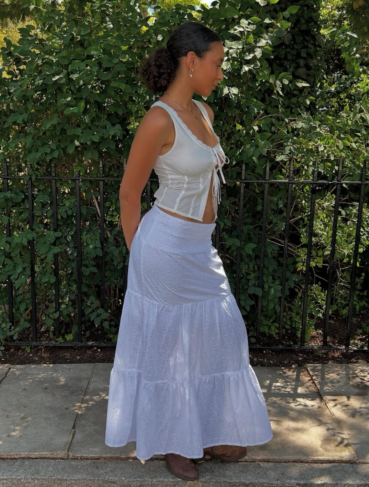 Maxi Skirt - White