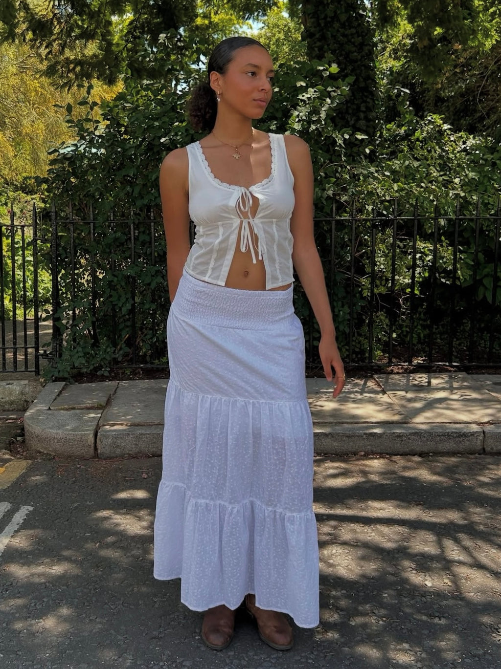 Maxi Skirt - White
