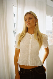 The Esme Blouse - White