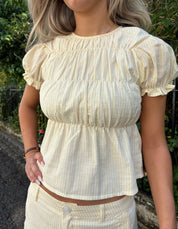 The Etta Blouse - Buttercup