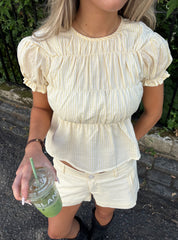 The Etta Blouse - Buttercup