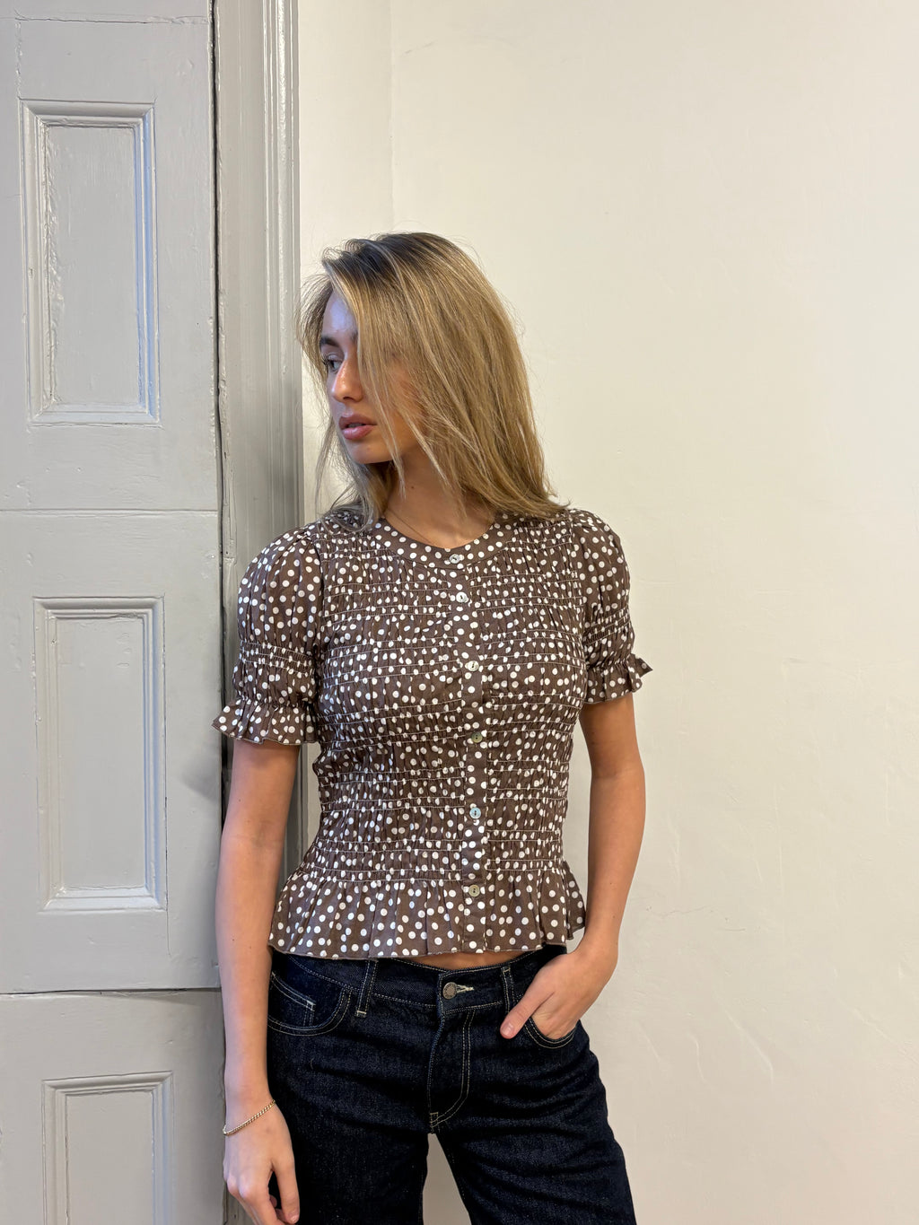 Esme Blouse - Cocoa