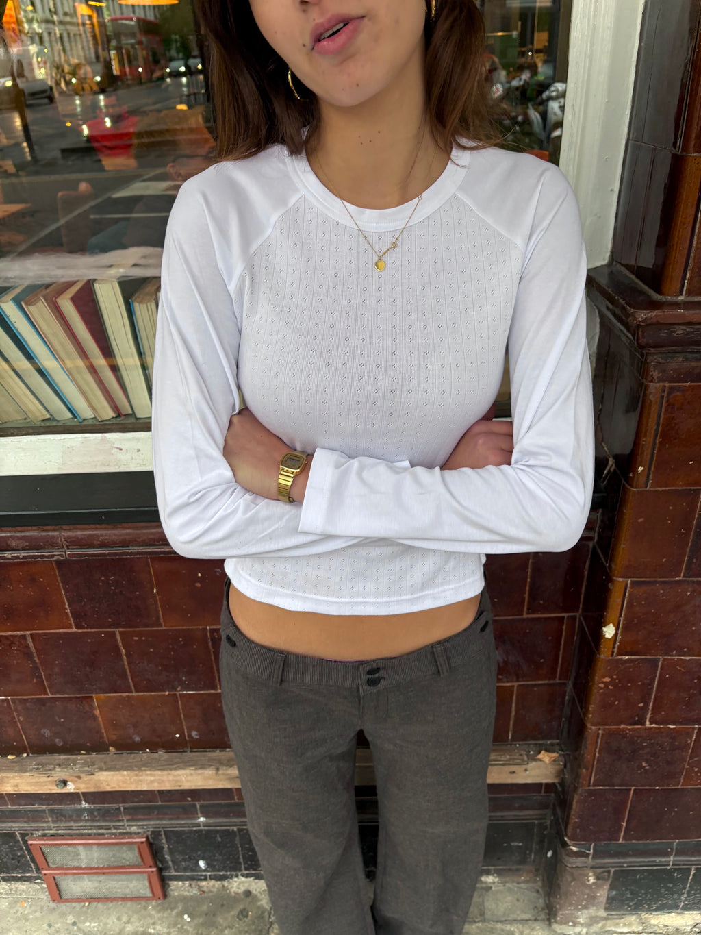 Long Sleeve Tee - White